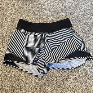 Striped Block Pattern Old Navy Active Shorts